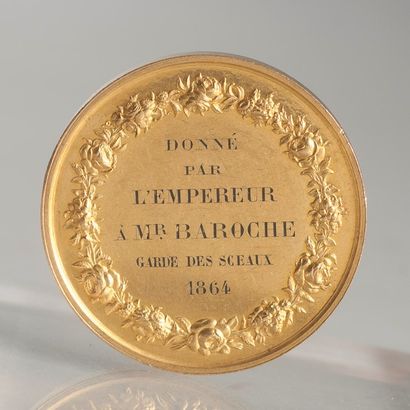 null Antoine BOVY, Jules Constant PEYRE, 1864

Médaille en or au profil du prince...
