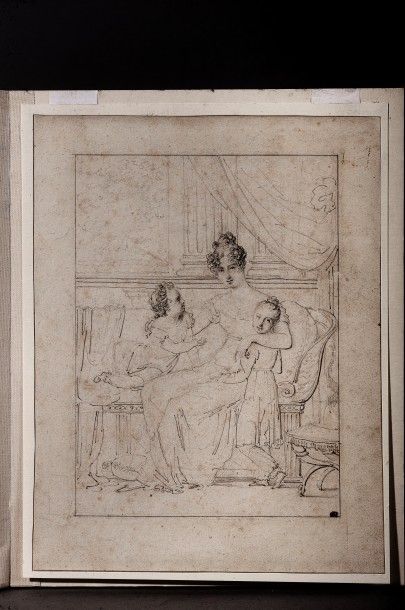 null François GERARD, circa 1803-1804

Caroline Murat avec ses deux premiers enfants,...
