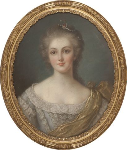 null Ecole FRANCAISE vers 1820,

d’après Jean Marc NATTIER

Portrait de Madame Louise...