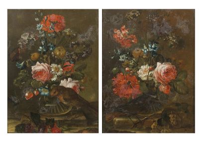 null Caspar HIRSCHELI (Prague 1695 – 1743)

Bouquet de fleurs avec un oiseau, un...