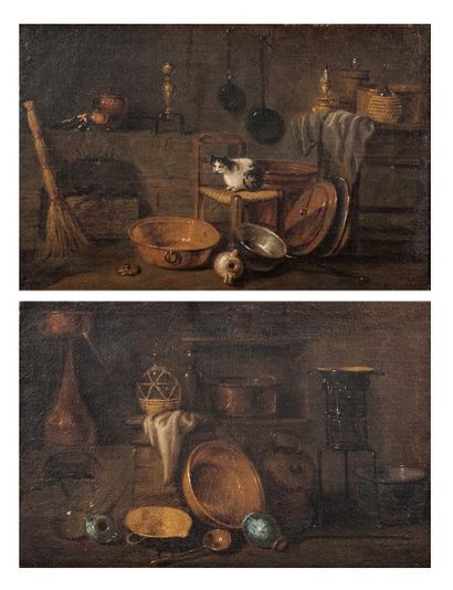 null Gian Domenico VALENTINO

(Actif à Imola entre 1661 et 1681)

Intérieur de cuisine...