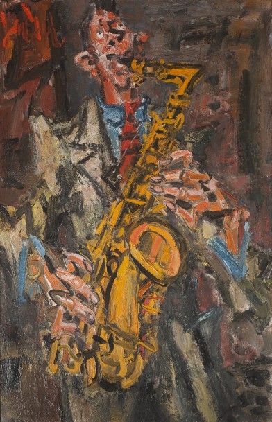 null Gen PAUL (1895-1975)

Le saxophoniste

Huile sur toile signée en haut à gauche.

92...