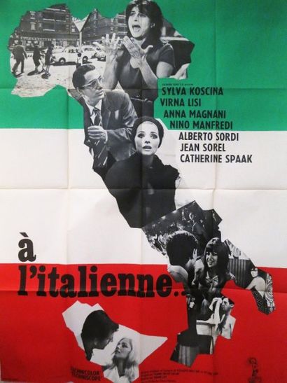null "A l'italienne" (1967) de Nanni LOY avec Sylva KOSCINA, Anna MAGNANI, Virna...