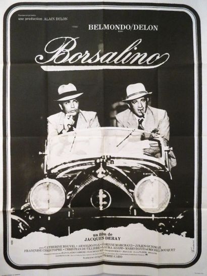 null "Borsalino" (1970) de Jacques DERAY avec Jean-Paul BELMONDO, Alain DELON. Affiche...