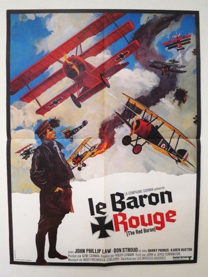 null "Baron rouge" (Le) (1971) de Roger CORMAN avec John Phillip LAW. Affichette...