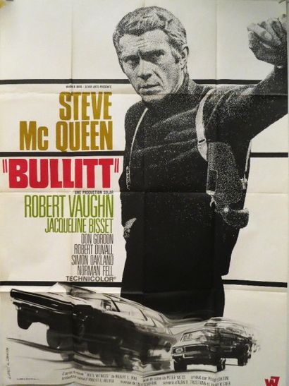 null "Bullitt" (1968) de Peter YATES avec Steve McQUEEN, Jacqueline BISSET. Affiche...