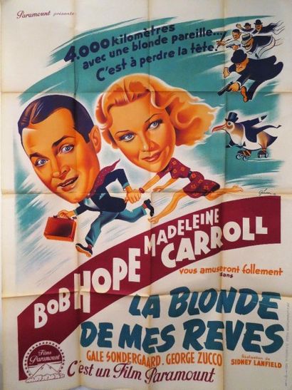null "Blonde de mes rêves" (La) (1942) de Sidney LANFIELD avec Bob HOPE, Madeleine...