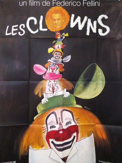 null "Clowns" (Les) (1971) de et avec Frederico FELLINI, Pierre ETAIX, Anita EKBERG....