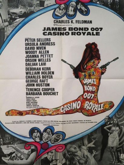null "Casino royale" (1967) de John HUSTON, Ken HUGHES, Val GUEST, Robert PARRISH...