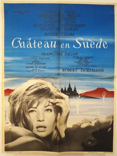 null "Château en Suède" (1963) de Roger VADIM avec Monica VITTI, Jean-Claude BRIALY,...