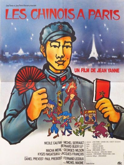 null "Chinois à Paris" (Les) (1974) de et avec Jean YANNE, Michel SERRAULT, Bernard...