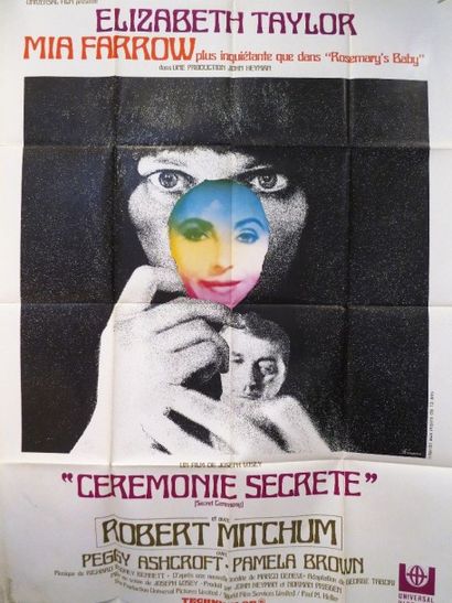 null "Cérémonie Secrète" (1969) de Joseph LOSEY avec Elisabeth TAYLOR, Mia FARROW,...
