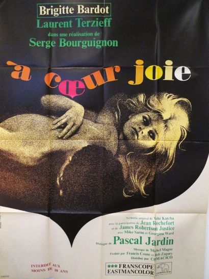 null "A cœur joie" (1966) de Serge BOURGUIGNON avec Brigitte BARDOT, Laurent TERZIEFF....