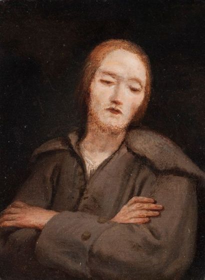 null Ecole FRANCAISE du XVIIIème siècle

Portrait d’homme à la veste grise

Panneau.

15...