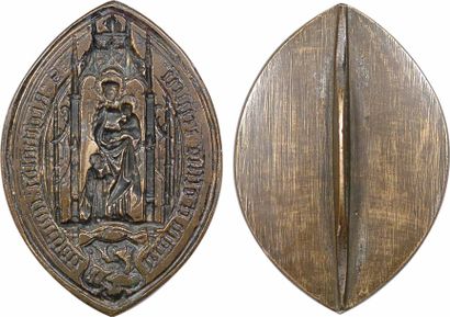 null Reims, sceau de Renauld Cauchon, doyen et official de Reims, s.d. (c.1527)

A/:S:...