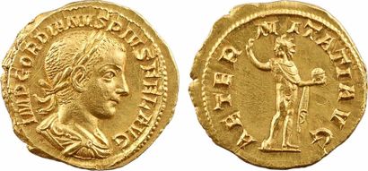 null Gordien III, aureus, Rome, 241-243

A/IMP GORDIANVS PIVS FEL AVG

Buste lauré...