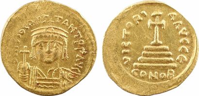 null Tibère II Constantin, solidus, Constantinople, 5e officine, 578-582

A/d m Tib...