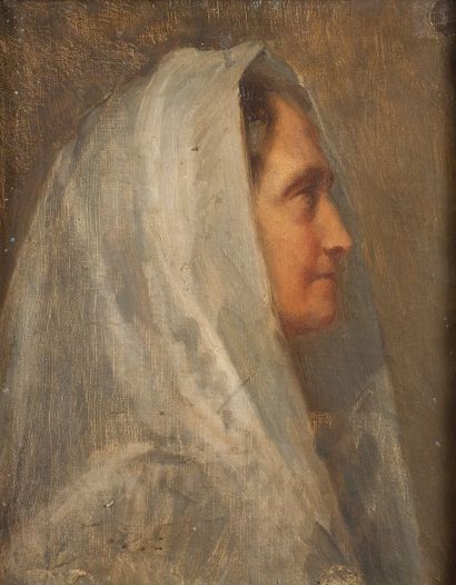 null Attribué à Paul BOREL

(1828 - 1913)

Femme de profil

Sur sa toile d’origine

35...