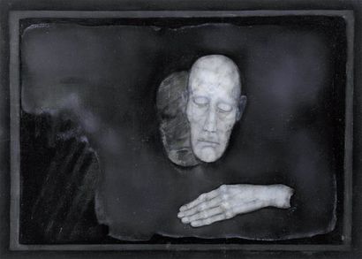 Paul RAMBIÉ (Né en 1919) Le sommeil toile. signé en haut à droite. contresigné et...