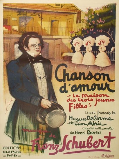 Georges DOLA (Edmond Vernier, dit) (1872-1950), Chanson d'amour, ?la maison des trois...