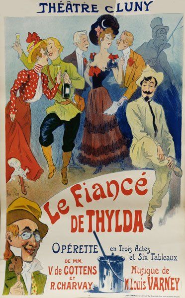 René PEAN ?Théâtre Cluny, le Fiancé de Thylda, opérette en trois actes et six tableaux...
