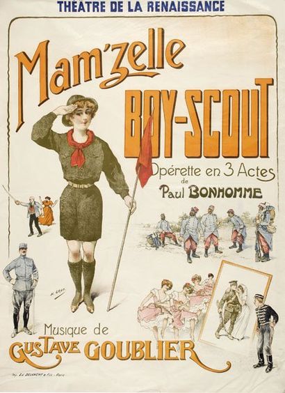 H. GRAY ?Théâtre de la Renaissance, Mam'zelle Boy-Scout, opérette en 3 actes de Paul...