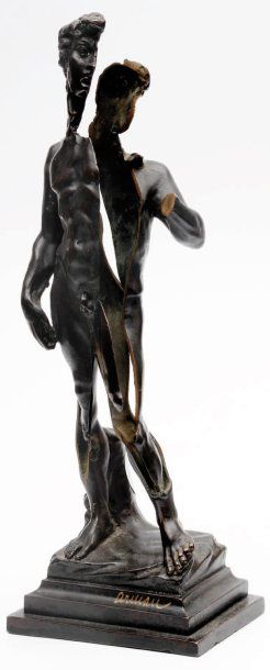 Fernandez ARMAN (1928-2005) David Épreuve en bronze, fonte Romain Barelier. Signé,...