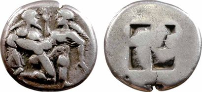 GREEK COINS Iles de Thrace, statère, Thasos, 525-463 av. J.-C. BMC.2 SNG Cop.1009...