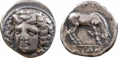 GREEK COINS Thessalie, drachme, Larissa, c.360-330 av. J.-C. SNG Munich 72 TB+ 17,0...