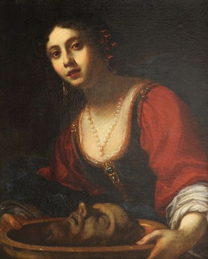 Felice FICHERELLI (San Gimignano 1605 - Florence 1660) Salomé et la tête de Saint...