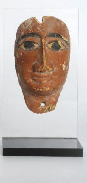 Égypte, Basse Epoque (664-30 avant J.-C.) et époque romaine Diminutif de masque de...