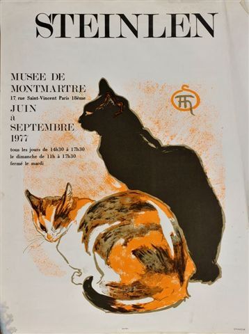 null Trois affiches couleurs : STENLEN au musée de Montmartre de juin à septembre...