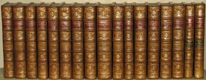 ROUSSEAU. Collection complètes des Oeuvres. A Genève, 1782-1789, 17 volumes in-4°,...