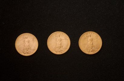 null 3 pièces 20 $ or 1908
