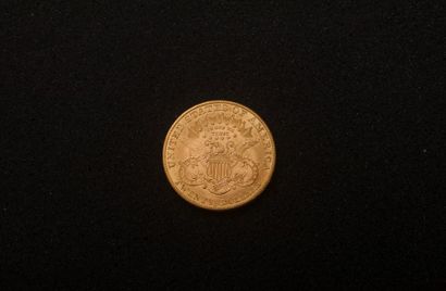 null 1 pièce 20 $ or 1907