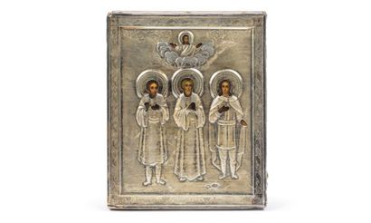 null Les trois saints martyrs de Vilna (Vilnius) : Antoine, Jean & Eustache ; en...