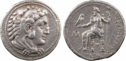 null Macédoine, Alexandre le Grand, tétradrachme, Suse, c.320-316 av. J.-C.

A/Anépigraphe

Tête...