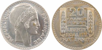 null IIIe République, essai de 20 francs Turin, 1939 Paris

A/REPUBLIQUE - FRANÇAISE

Tête...