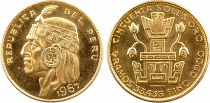 null Pérou (République du), 50 soles Indien, 1967 Lima

A/REPUBLICA DEL PERU

Tête...