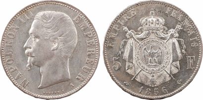 null Second Empire, 5 francs tête nue, 1856 Paris

A/NAPOLEON III - EMPEREUR

Tête...
