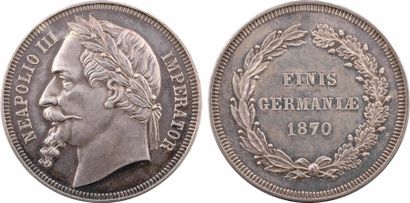 null Guerre de 1870, module de 5 francs satirique, 1870 Stuttgart (Mayer)

A/NEAPOLIO...