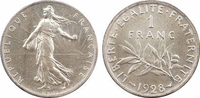 null IIIe République, piéfort de 1 franc Semeuse, 1928 Paris

A/REPUBLIQUE - FRANÇAISE

Semeuse...