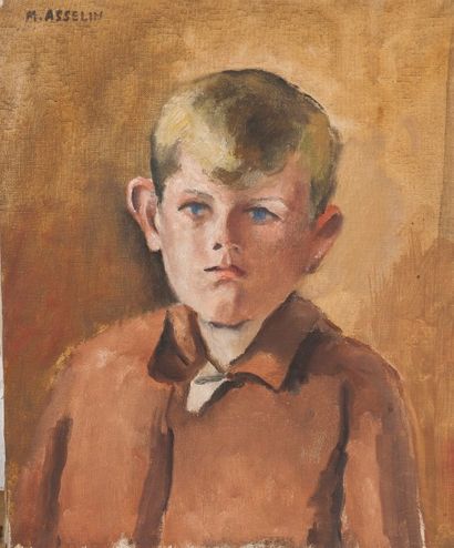 Maurice ASSELIN (1882 - 1947) Maurice ASSELIN (1882 - 1947)

Portrait de jeune garçon...