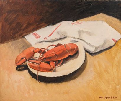 Maurice ASSELIN (1882 - 1947) Maurice ASSELIN (1882 - 1947)

Nature morte au homard...