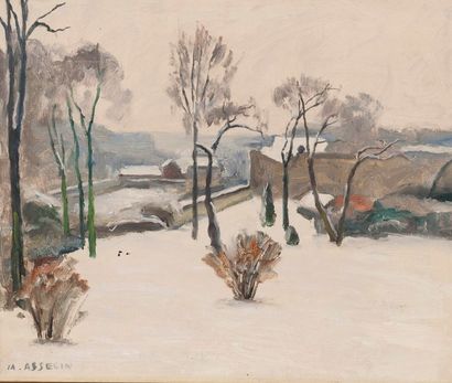 Maurice ASSELIN (1882 - 1947) Maurice ASSELIN (1882 - 1947)

Paysage de neige à Neuilly...