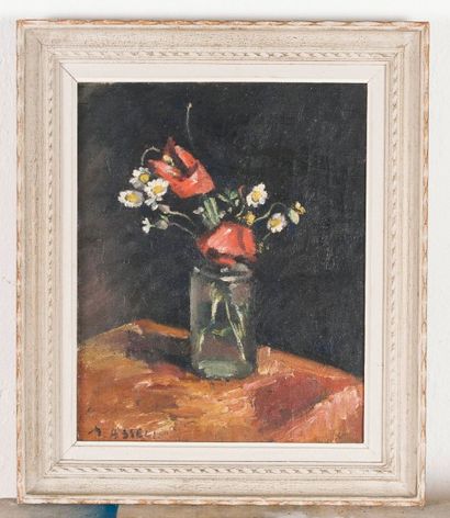 Maurice ASSELIN (1882 - 1947) Maurice ASSELIN (1882 - 1947)

Coquelicot et marguerites

Huile...