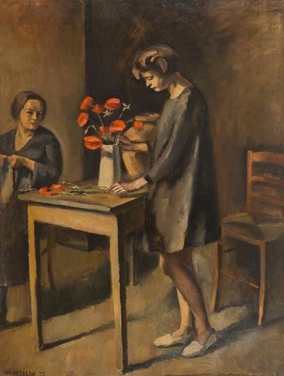 Maurice ASSELIN (1882 - 1947) Maurice ASSELIN (1882 - 1947)

Deux femmes au bouquet...