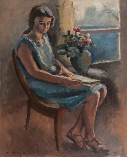 Maurice ASSELIN (1882 - 1947) Maurice ASSELIN (1882 - 1947)

Jeune femme assise et...