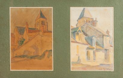 Maurice ASSELIN (1882 - 1947) Maurice ASSELIN (1882 - 1947)

Deux églises – 1905

Aquarelle

23,5...