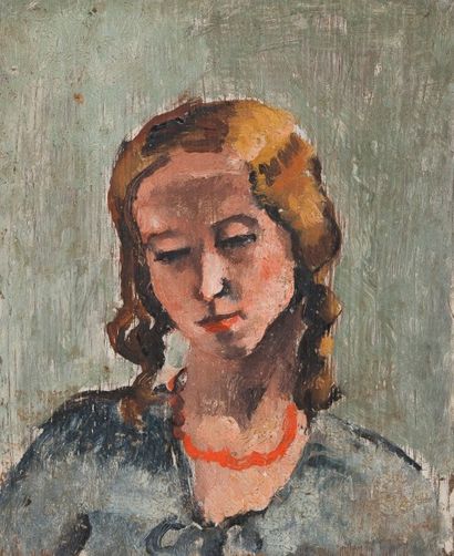 Maurice ASSELIN (1882 - 1947) Maurice ASSELIN (1882 - 1947)

Portrait de femme au...